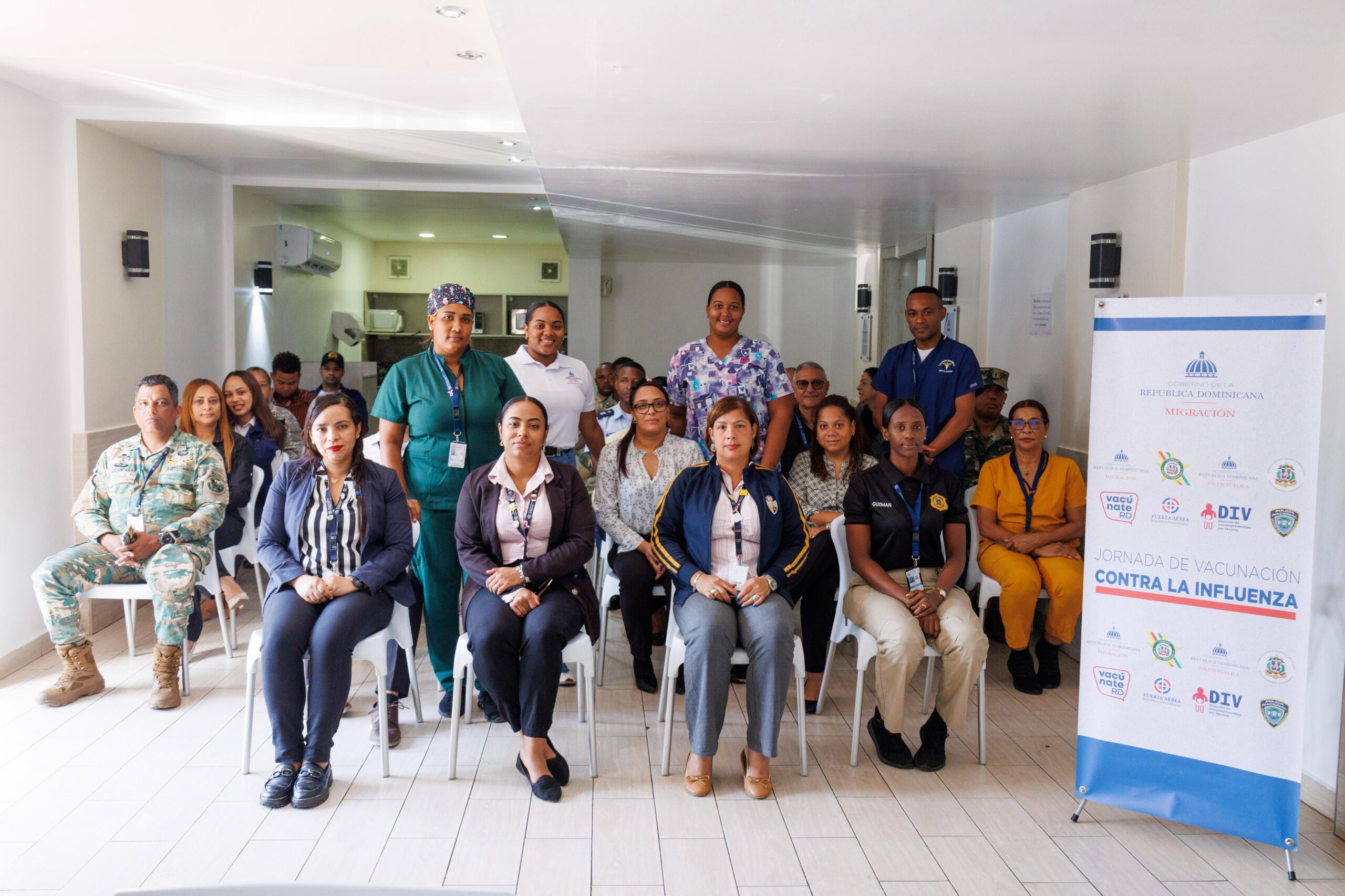 Migración se une a Jornada nacional de vacunación contra la influenza