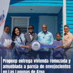 Propeep entrega vivienda remozada y amueblada a pareja de envejecientes en Las Lagunas de Azua