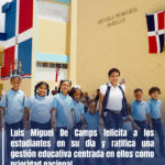 Luis Miguel De Camps felicita a los estudiantes en su día y ratifica una gestión educativa centrada en ellos como prioridad nacional