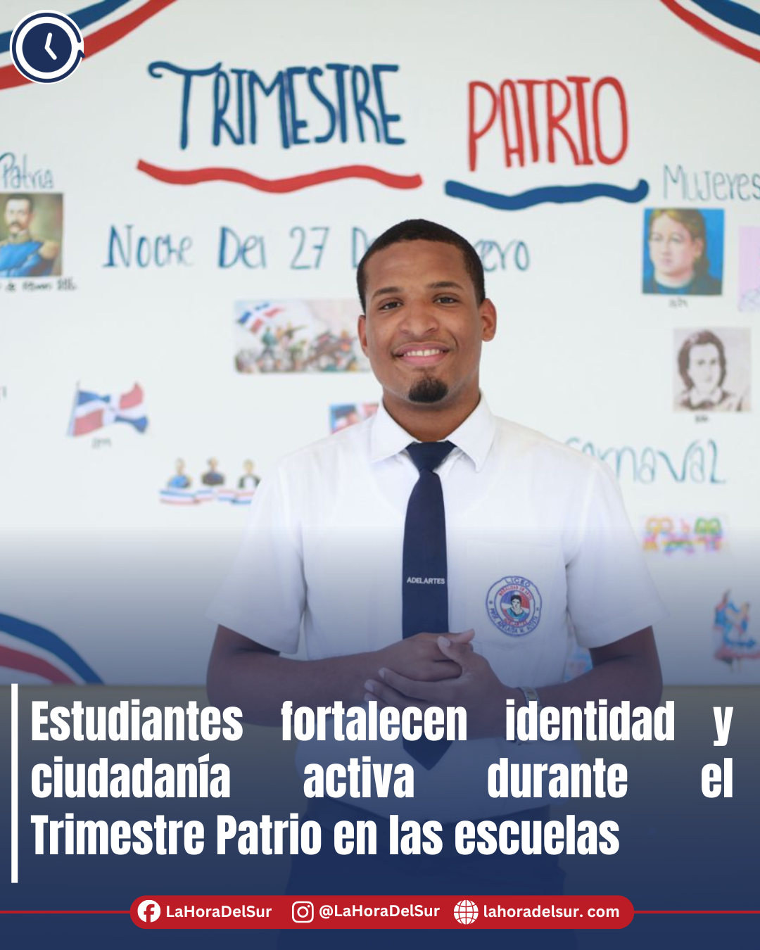 Estudiantes fortalecen identidad y ciudadanía activa durante el Trimestre Patrio en las escuelas