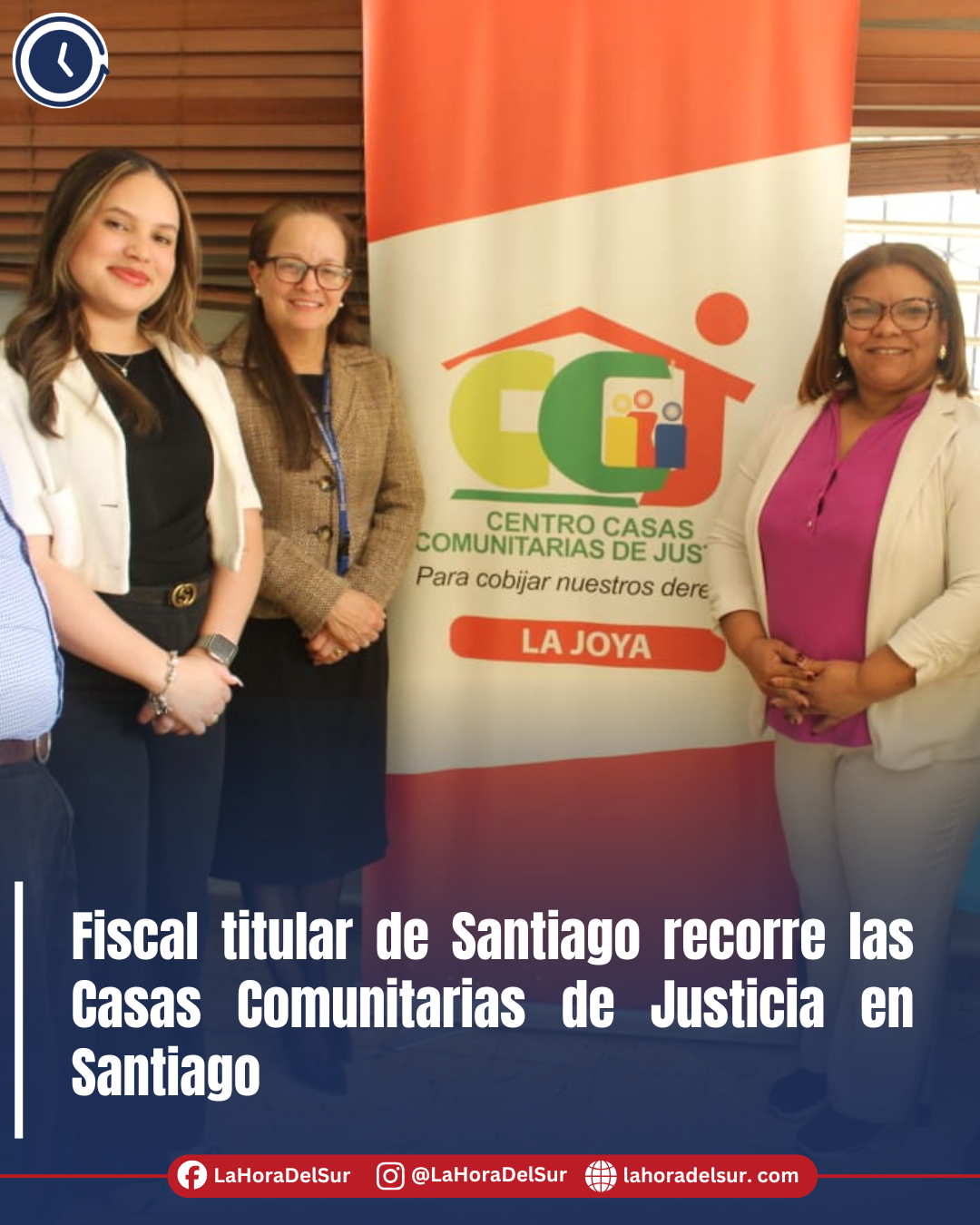 Fiscal titular de Santiago recorre las Casas Comunitarias de Justicia en Santiago