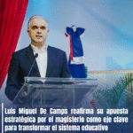 Luis Miguel De Camps reafirma su apuesta estratégica por el magisterio como eje clave para transformar el sistema educativo