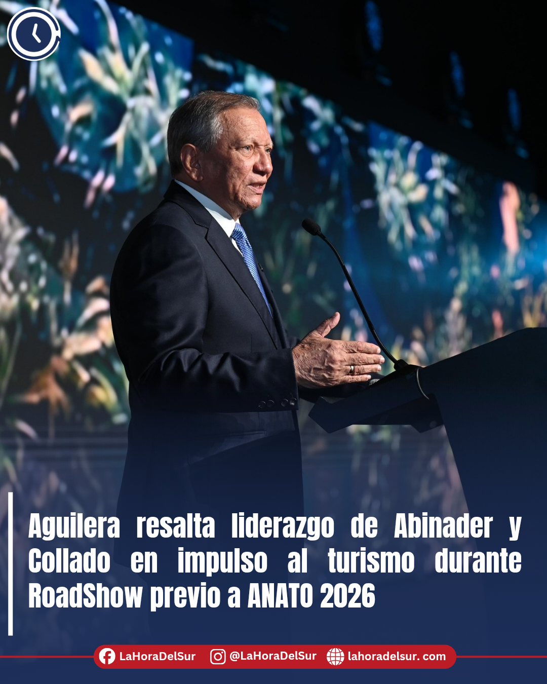 Aguilera resalta liderazgo de Abinader y Collado en impulso al turismo durante RoadShow previo a ANATO 2026