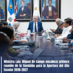 Ministro Luis Miguel De Camps encabeza primera reunión de la Comisión para la Apertura del Año Escolar 2026-2027
