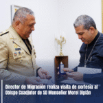 Director de Migración realiza visita de cortesía al Obispo Coadjutor de SD Monseñor Morel Diplán