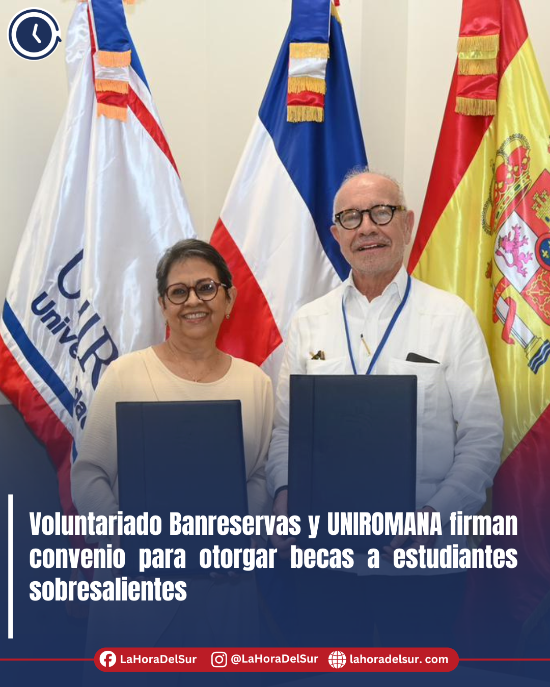 Voluntariado Banreservas y UNIROMANA firman convenio para otorgar becas a estudiantes sobresalientes