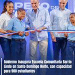 Gobierno inaugura Escuela Comunitaria Barrio Lindo en Santo Domingo Norte, con capacidad para 900 estudiantes