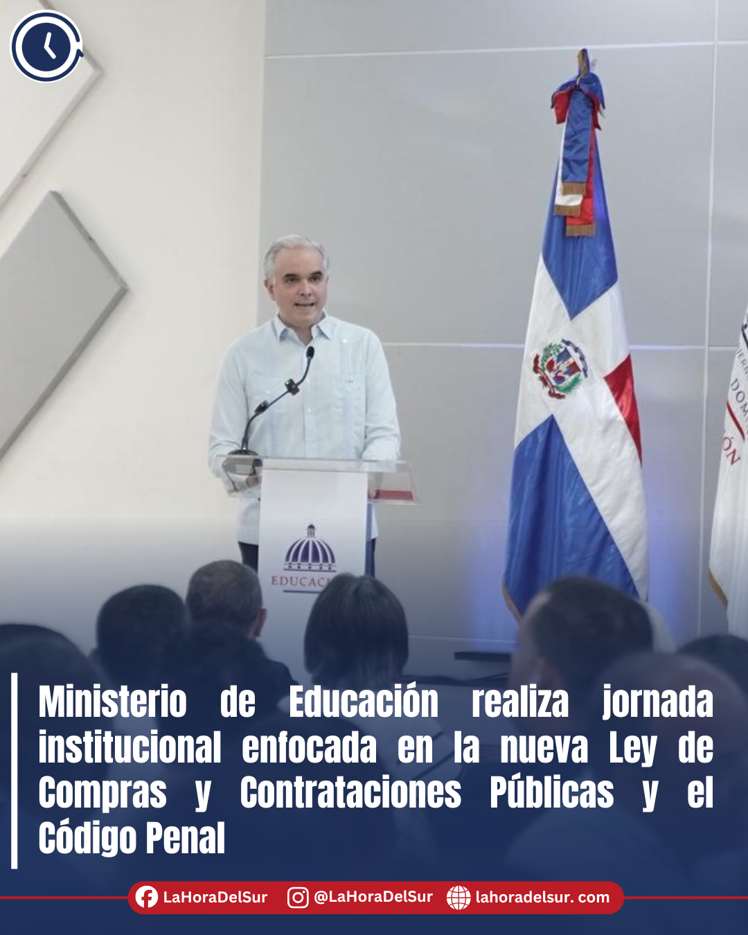 Ministerio de Educación realiza jornada institucional enfocada en la nueva Ley de Compras y Contrataciones Públicas y el Código Penal