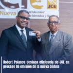 Robert Polanco destaca eficiencia de JCE en proceso de emisión de la nueva cédula