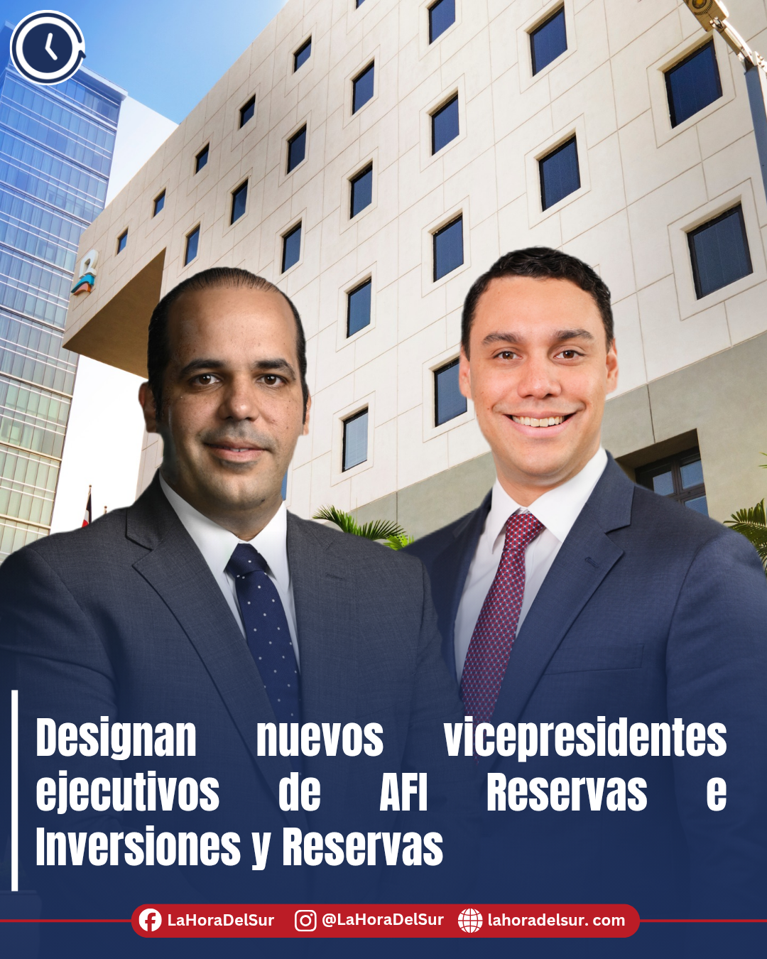 Designan nuevos vicepresidentes ejecutivos de AFI Reservas e Inversiones y Reservas