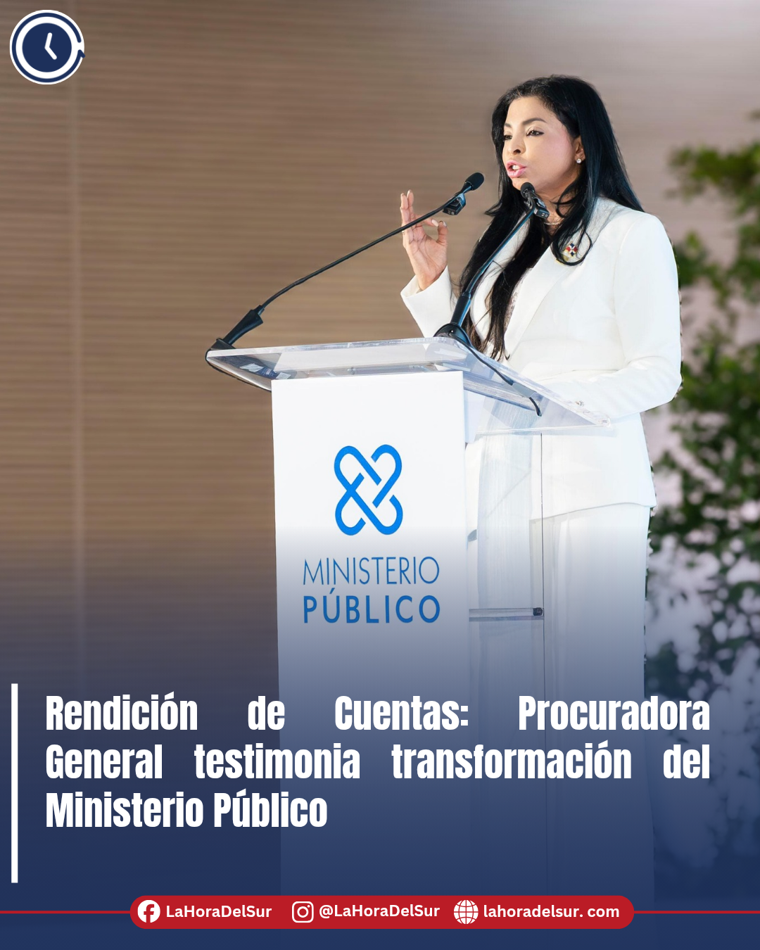 Rendición de Cuentas: Procuradora General testimonia transformación del Ministerio Público