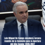 Luis Miguel De Camps encabeza tercera reunión de la Comisión para la Apertura del Año Escolar 2026-2027