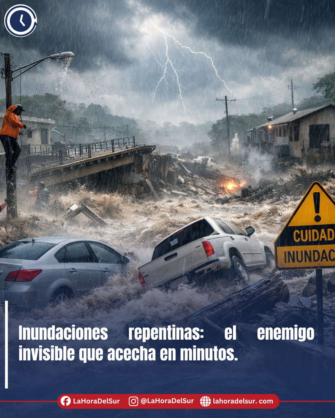 Inundaciones repentinas: el enemigo invisible que acecha en minutos.