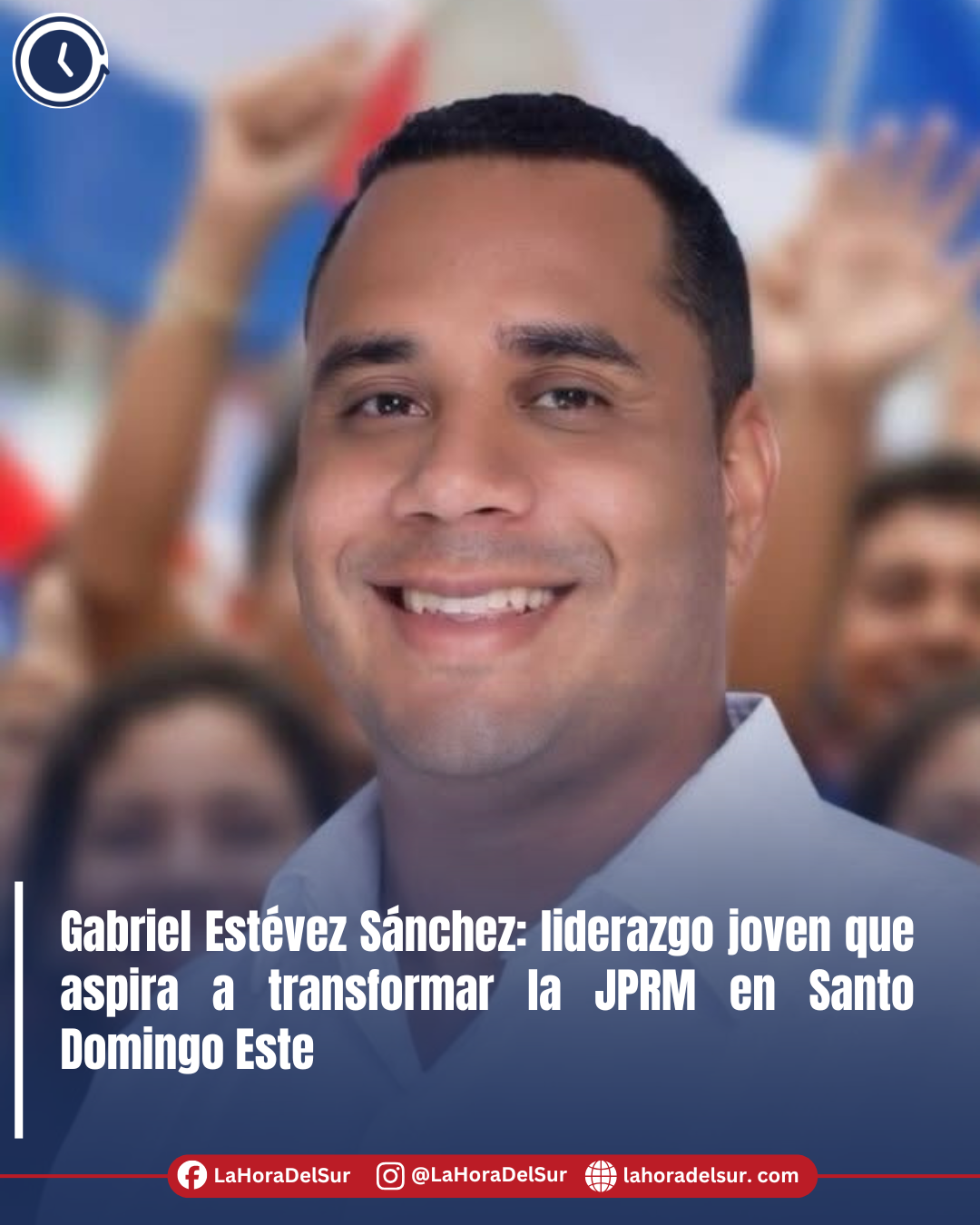 Gabriel Estévez Sánchez: liderazgo joven que aspira a transformar la JPRM en Santo Domingo Este