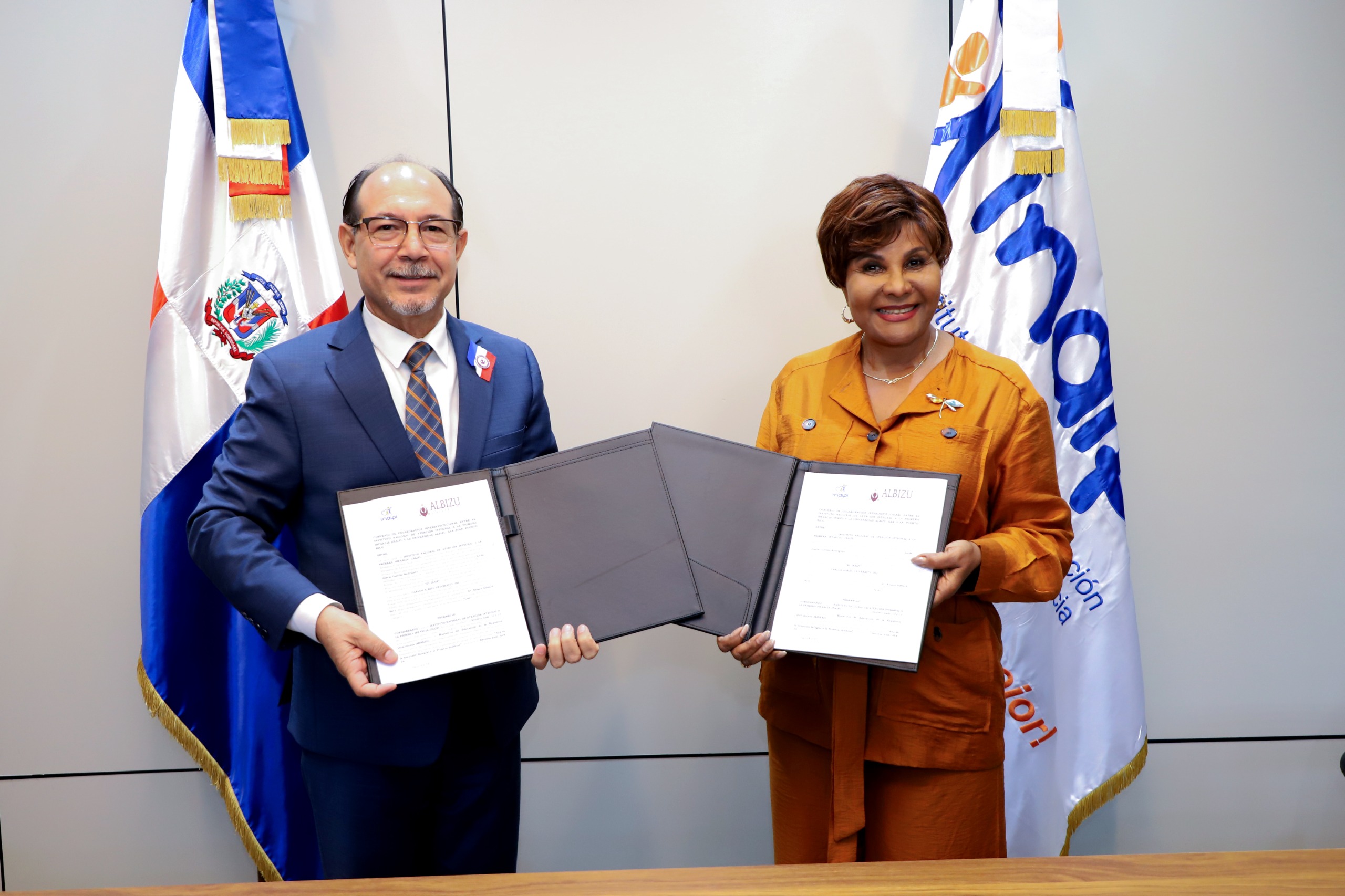 INAIPI y la Universidad Albizu de Puerto Rico firman alianza académica para fortalecer la calidad de los servicios a la primera infancia
