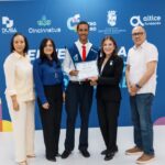 Carolina Mejía encabeza la quinta entrega de certificados a jóvenes de Cristo Rey y Villas Agrícolas en Centro Futuro.
