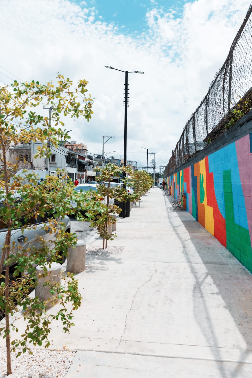 Carolina transforma aceras recuperadas en parques lineales dignos para el disfrute comunitario