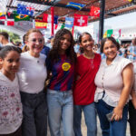 Carolina comparte emoción de la gran final de la Copa Mundial de Fútbol con ciudadanos en el Malecón Deportivo