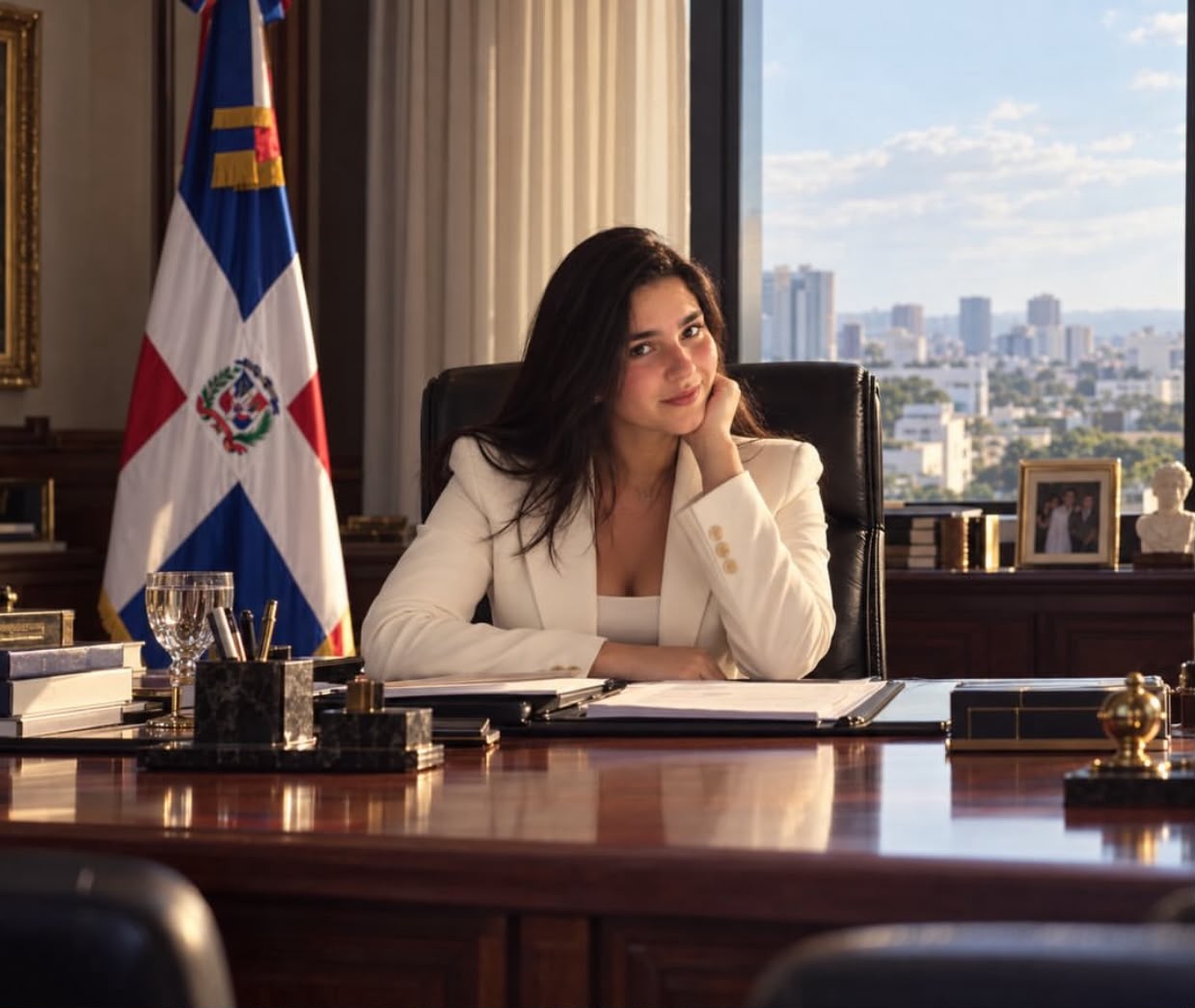Valerie Díaz expresa su sueño de convertirse algún día en presidenta de la República Dominicana