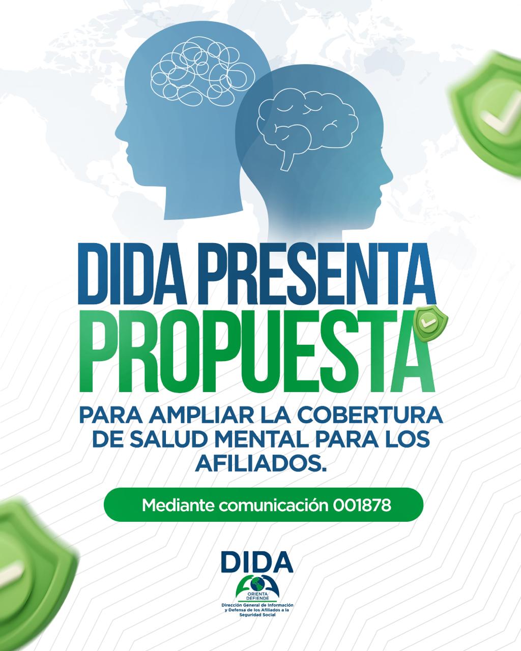 DIDA presenta propuesta para ampliar la cobertura de salud mental de los afiliados